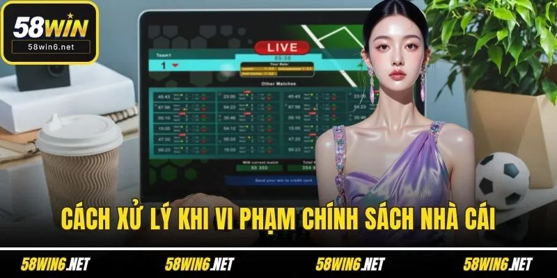 Cách xử lý khi vi phạm chính sách nhà cái