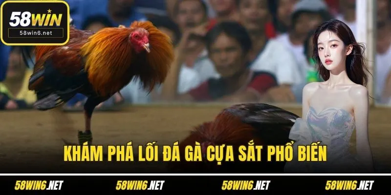 Khám phá lối Đá gà cựa sắt phổ biến