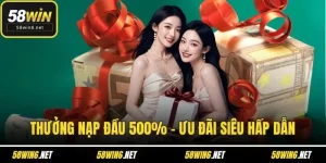 thưởng nạp đầu 500%
